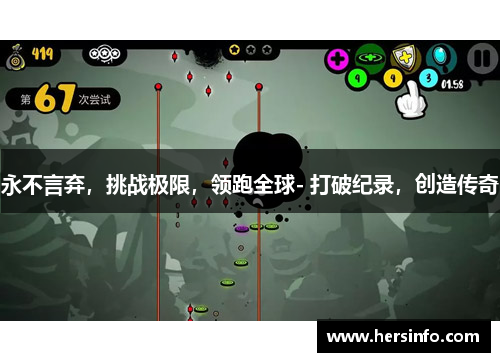永不言弃，挑战极限，领跑全球- 打破纪录，创造传奇